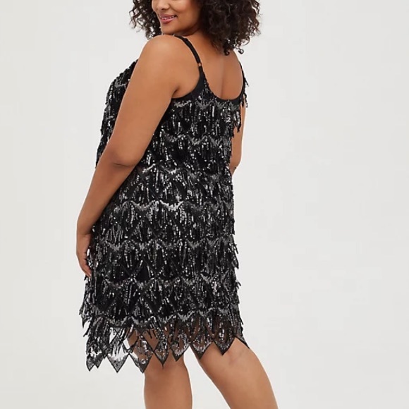 Torrid Black Sequin Dress - Picture 3 of 5